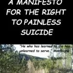 خرید و دانلود نسخه کامل کتاب A manifesto for the right to painless suicide: A pro-choice essay on human dignity