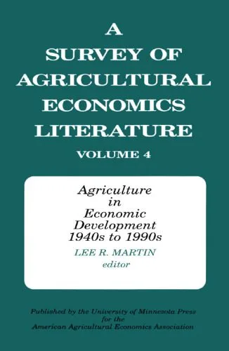 خرید و دانلود نسخه کامل کتاب A Survey of Agricultural Economics Literature: Agriculture in Economic Development, 1940s to 1990s_68cb8d18cbdc7.jpeg خرید و دانلود نسخه کامل کتاب A Survey of Agricultural Economics Literature: Agriculture in Economic Development, 1940s to 1990s