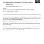 خرید و دانلود نسخه کامل کتاب Aesthetics and Anaesthetics: Walter Benjamin’s Artwork Essay Reconsidered