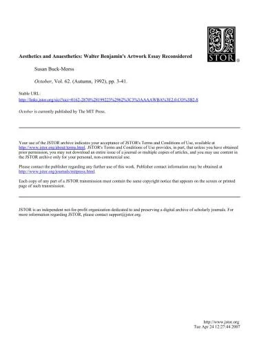 خرید و دانلود نسخه کامل کتاب Aesthetics and Anaesthetics: Walter Benjamin’s Artwork Essay Reconsidered_68fd6570b61ce.jpeg خرید و دانلود نسخه کامل کتاب Aesthetics and Anaesthetics: Walter Benjamin’s Artwork Essay Reconsidered