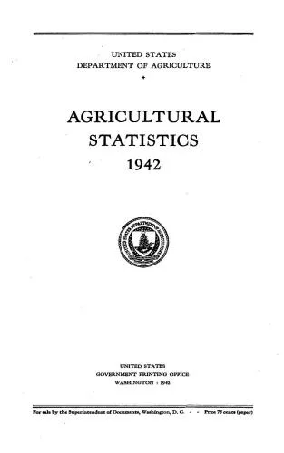 خرید و دانلود نسخه کامل کتاب Agricultural statistics 1942_68cb653c506f6.jpeg خرید و دانلود نسخه کامل کتاب Agricultural statistics 1942