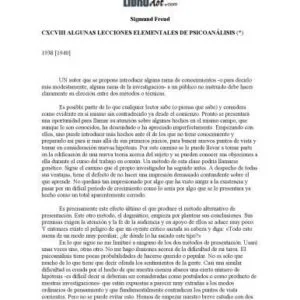 خرید و دانلود نسخه کامل کتاب Algunas lecciones elementales de psicoanalisis