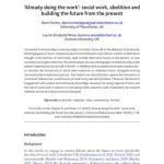 خرید و دانلود نسخه کامل کتاب Already doing the work’: social work, abolition and building the future from the present