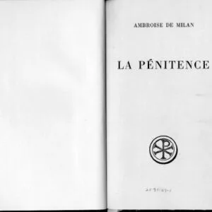 خرید و دانلود نسخه کامل کتاب Ambroise de Milan : La Pénitence