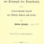 خرید و دانلود نسخه کامل کتاب Amerika, ein Triumph der Demokratie oder die Nordamerikanische Republik vor fünfzig Jahren und heute