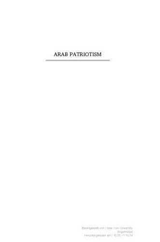 خرید و دانلود نسخه کامل کتاب Arab Patriotism. The Ideology and Culture of Power in Late Ottoman Egypt_68e3fa207b96b.jpeg خرید و دانلود نسخه کامل کتاب Arab Patriotism. The Ideology and Culture of Power in Late Ottoman Egypt