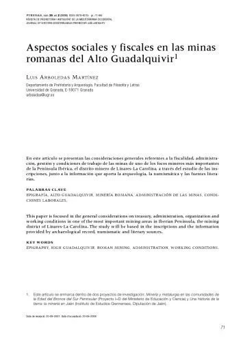 خرید و دانلود نسخه کامل کتاب Aspectos sociales y fiscales en las minas romanas del Alto Guadalquivir_68e4a25490cb7.jpeg خرید و دانلود نسخه کامل کتاب Aspectos sociales y fiscales en las minas romanas del Alto Guadalquivir