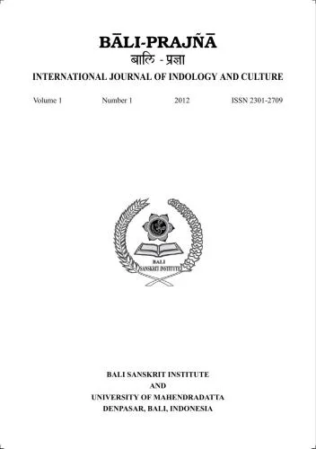 خرید و دانلود نسخه کامل کتاب Bali-Prajña: International Journal of Indology and Culture, Vol. 1_68e66a65e6fd8.jpeg خرید و دانلود نسخه کامل کتاب Bali-Prajña: International Journal of Indology and Culture, Vol. 1