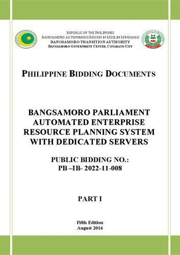 خرید و دانلود نسخه کامل کتاب Bangsamoro Parliament automated enterprise resource planning system with dedicated servers_69092e6c93e9b.jpeg خرید و دانلود نسخه کامل کتاب Bangsamoro Parliament automated enterprise resource planning system with dedicated servers