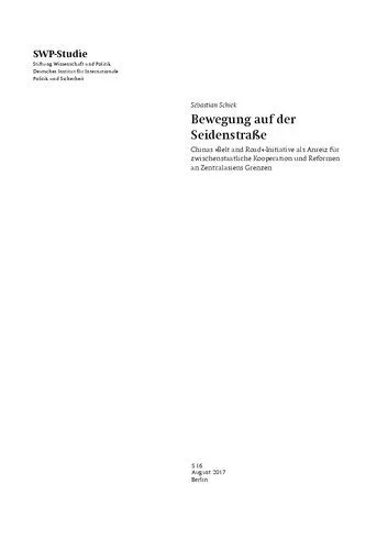 خرید و دانلود نسخه کامل کتاب Bewegung auf der Seidenstraße : Chinas »Belt and Road«-Initiative als Anreiz für zwischenstaatliche Kooperation und Reformen an Zentralasiens Grenzen_68f6958c24073.jpeg خرید و دانلود نسخه کامل کتاب Bewegung auf der Seidenstraße : Chinas »Belt and Road«-Initiative als Anreiz für zwischenstaatliche Kooperation und Reformen an Zentralasiens Grenzen