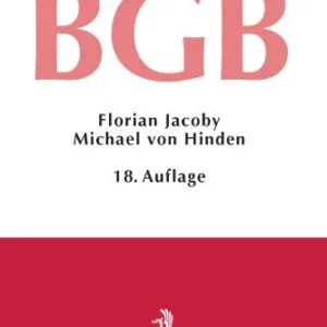خرید و دانلود نسخه کامل کتاب Bürgerliches Gesetzbuch : Studienkommentar