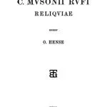 خرید و دانلود نسخه کامل کتاب C. Musonii Rufi Reliquiae