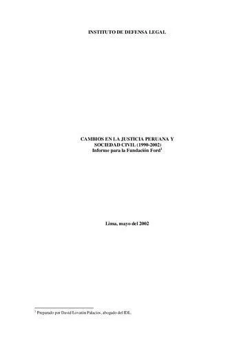 خرید و دانلود نسخه کامل کتاب Cambios en la justicia peruana y sociedad civil (1990-2002) : Informe para la Fundación Ford_68e6b144497ed.jpeg خرید و دانلود نسخه کامل کتاب Cambios en la justicia peruana y sociedad civil (1990-2002) : Informe para la Fundación Ford