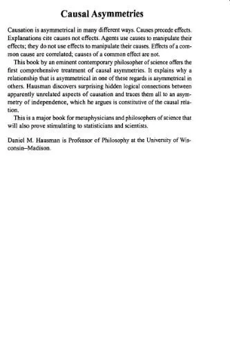 خرید و دانلود نسخه کامل کتاب Causal Asymmetries_68feccf64f838.jpeg خرید و دانلود نسخه کامل کتاب Causal Asymmetries