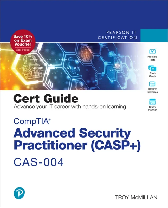 خرید و دانلود نسخه کامل کتاب
CompTIA® Advanced Security Practitioner (CASP+) CAS-004 Cert Guide_6a5e9a71780f9.webp خرید و دانلود نسخه کامل کتاب
CompTIA® Advanced Security Practitioner (CASP+) CAS-004 Cert Guide - تصویر 1