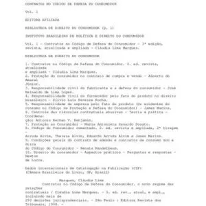 خرید و دانلود نسخه کامل کتاب Contratos no Código de Defesa do Consumidor: O novo regime das relações contratuais
