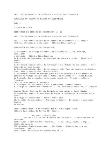 خرید و دانلود نسخه کامل کتاب Contratos no Código de Defesa do Consumidor: O novo regime das relações contratuais_6919b63398136.jpeg خرید و دانلود نسخه کامل کتاب Contratos no Código de Defesa do Consumidor: O novo regime das relações contratuais