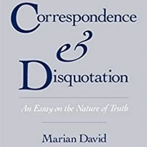 خرید و دانلود نسخه کامل کتاب Correspondence and disquotation : an essay on the nature of truth