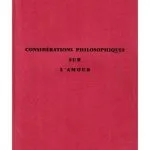 خرید و دانلود نسخه کامل کتاب Cours ULSH – 1979-1980 – Considérations philosophiques sur l’amour