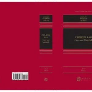 خرید و دانلود نسخه کامل کتاب Criminal Law:  Cases and Materials