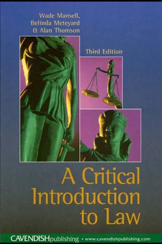 خرید و دانلود نسخه کامل کتاب Critical Introduction to Law 3 e (New Title)_69069e477327b.jpeg خرید و دانلود نسخه کامل کتاب Critical Introduction to Law 3 e (New Title)