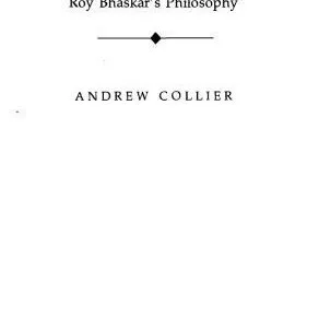 خرید و دانلود نسخه کامل کتاب Critical Realism: An Introduction to Roy Bhaskar’s Philosophy