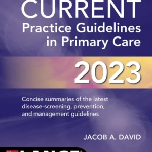 خرید و دانلود نسخه کامل کتاب 
CURRENT Practice Guidelines in Primary Care 2023, 20th Edition