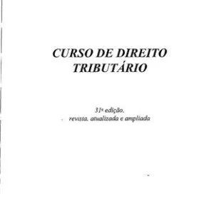 خرید و دانلود نسخه کامل کتاب Curso de Direito Tributário