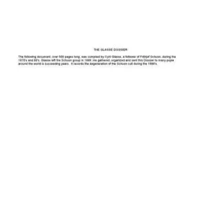 خرید و دانلود نسخه کامل کتاب Cyril Glasse Dossier of the Schuon Cult