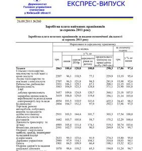 خرید و دانلود نسخه کامل کتاب Заробітна плата найманих працівників за серпень 2011 року