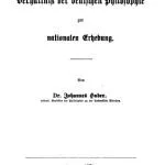 خرید و دانلود نسخه کامل کتاب Das Verhältniß [Verhältnis] der deutschen Philoſophie zur nationalen Erhebung