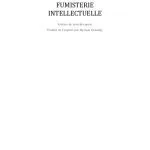 خرید و دانلود نسخه کامل کتاب De la fumisterie intellectuelle