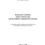 خرید و دانلود نسخه کامل کتاب Democratic Transition. Senior Civil Servants and the Political-Administrative Inferface