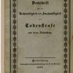 خرید و دانلود نسخه کامل کتاب Denkschrift über die Rechtmäßigkeit und Zweckmäßigkeit der Todesstrafe und deren Abschaffung