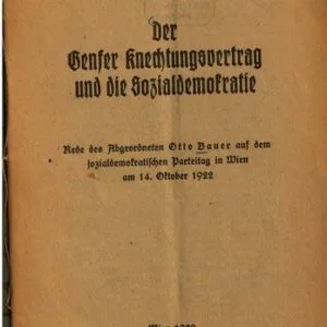 خرید و دانلود نسخه کامل کتاب Der Genfer Knechtungsvertrag und die Sozialdemokratie