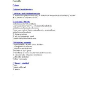خرید و دانلود نسخه کامل کتاب Dialéctica de lo concreto (Estudio sobre los problemas del hombre y el mundo)