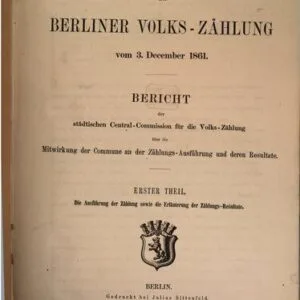 خرید و دانلود نسخه کامل کتاب Die Ausführung der Zählung sowie die Erläuterung der Zählungs-Resultate
