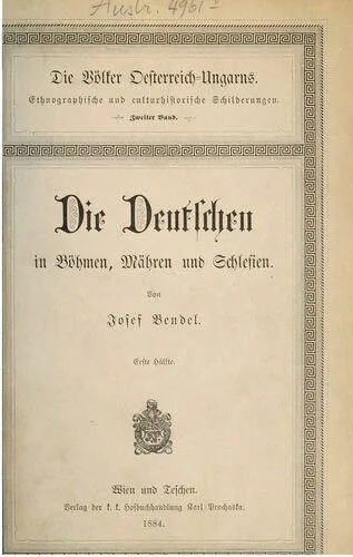 خرید و دانلود نسخه کامل کتاب Die Deutschen in Böhmen, Mähren und Schlesien_6907f64f3d591.jpeg خرید و دانلود نسخه کامل کتاب Die Deutschen in Böhmen, Mähren und Schlesien