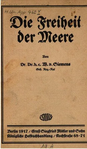 خرید و دانلود نسخه کامل کتاب Die Freiheit der Meere_68f722c0d59a1.jpeg خرید و دانلود نسخه کامل کتاب Die Freiheit der Meere