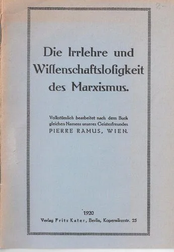 خرید و دانلود نسخه کامل کتاب Die Irrlehre und Wissenschaftslosigkeit des Marxismus_68f9c88460905.jpeg خرید و دانلود نسخه کامل کتاب Die Irrlehre und Wissenschaftslosigkeit des Marxismus