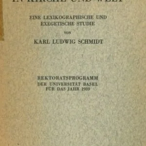 خرید و دانلود نسخه کامل کتاب Die Polis in Kirche und Welt. Eine lexikographische und exegetische Studie
