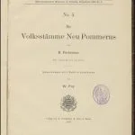 خرید و دانلود نسخه کامل کتاب Die Volksstämme Neu Pommerns