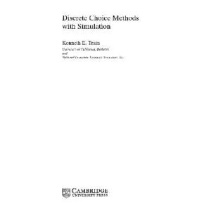 خرید و دانلود نسخه کامل کتاب Discrete Choice Methods with Simulation