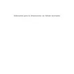 خرید و دانلود نسخه کامل کتاب Educación para la democracia: un debate necesario