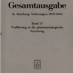 خرید و دانلود نسخه کامل کتاب Einführung in die phänomenologische Forschung (Wintersemester 1923/24)