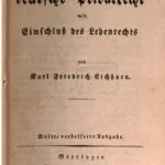 خرید و دانلود نسخه کامل کتاب Einleitung in das deutsche Privatrecht mit Einschluß des Lehensrechts