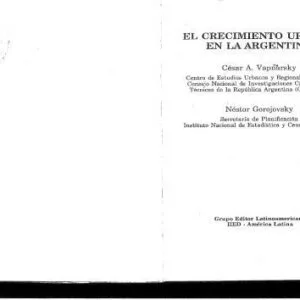 خرید و دانلود نسخه کامل کتاب El crecimiento urbano en la argentina
