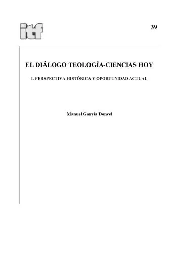 خرید و دانلود نسخه کامل کتاب El diálogo teología-ciencias hoy. I, Perspectiva histórica y oportunidad actual_68df08008cf13.jpeg خرید و دانلود نسخه کامل کتاب El diálogo teología-ciencias hoy. I, Perspectiva histórica y oportunidad actual