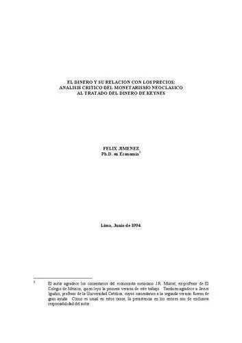 خرید و دانلود نسخه کامل کتاب El dinero y su relación con los precios: Análisis crítico del monetarismo neoclásico al Tratado del dinero de Keynes_68c80d3491dfa.jpeg خرید و دانلود نسخه کامل کتاب El dinero y su relación con los precios: Análisis crítico del monetarismo neoclásico al Tratado del dinero de Keynes