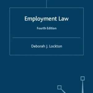 خرید و دانلود نسخه کامل کتاب Employment Law (Palgrave Law Masters)